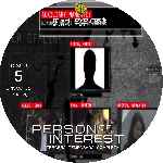 carátula cd de Person Of Interest - Temporada 03 - Disco 05 - Custom