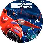 carátula cd de 6 Grandes Heroes - Custom - V5