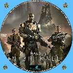 carátula cd de Halo - Nightfall - Custom