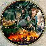 carátula cd de El Hobbit - La Batalla De Los Cinco Ejercitos - Custom - V09