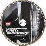 cartula cd de Fast & Furious 7 - Custom - V2