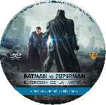 cartula cd de Batman Vs Superman - El Origen De La Justicia - Custom - Custom