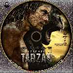 carátula cd de La Leyenda De Tarzan - 2016 - Custom