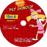 cartula cd de Hey Arnold - Temporada 01 - Disco 03 - Custom