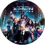carátula cd de X-men - Apocalipsis - Custom - V3