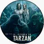 carátula cd de La Leyenda De Tarzan - 2016 - Custom - V3