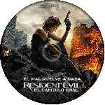 carátula cd de Resident Evil - El Capitulo Final - Custom - V02