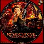 carátula cd de Resident Evil - El Capitulo Final - Custom - V05