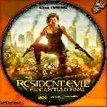 carátula cd de Resident Evil - El Capitulo Final - Custom - V06