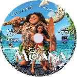 carátula cd de Moana - Un Mar De Aventuras - Custom - V4