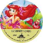 carátula cd de La Sirenita - Clasicos Disney - Custom - V4