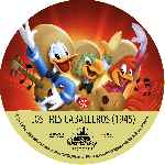 carátula cd de Los Tres Caballeros - Clasicos Disney - Custom - V2