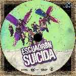 cartula cd de Escuadron Suicida - 2016 - Custom - V08