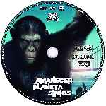 cartula cd de El Amanecer Del Planeta De Los Simios - Custom - V12