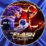 carátula cd de The Flash - 2014 - Temporada 05 - Custom