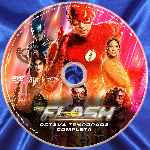 carátula cd de The Flash - 2014 - Temporada 08 - Custom