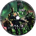 carátula cd de Halo - Nightfall - Custom - V3