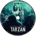 carátula cd de La Leyenda De Tarzan - 2016 - Custom - V7