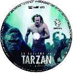 carátula cd de La Leyenda De Tarzan - 2016 - Custom - V8