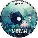 carátula cd de La Leyenda De Tarzan - 2016 - Custom - V9