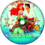 cartula cd de La Sirenita - Clasicos Disney - Custom - V7