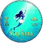 carátula cd de La Sirenita - Clasicos Disney - Custom - V8