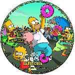 carátula cd de Los Simpson - La Pelicula - Custom - V5
