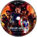 carátula cd de Capitan America - El Primer Vengador - Custom - V22