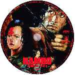 carátula cd de Rambo - Acorralado Parte 2 - Custom - V2