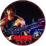 carátula cd de Rambo - Acorralado Parte 2 - Custom - V3