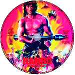 carátula cd de Rambo - Acorralado Parte 2 - Custom - V4