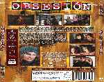 cartula trasera de divx de Obsesion - 2004