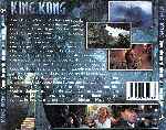 cartula trasera de divx de King Kong - 2005