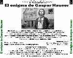 carátula trasera de divx de El Enigma De Gaspar Hauser