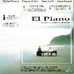 carátula frontal de divx de El Piano - 1993