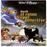 carátula frontal de divx de Basil El Raton Super Detective - Clasicos Disney - V2