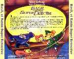 carátula trasera de divx de Basil El Raton Super Detective - Clasicos Disney - V2