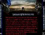 cartula trasera de divx de Transformers - V2