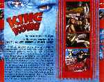 carátula trasera de divx de King Kong - 1976