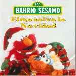 carátula frontal de divx de Barrio Sesamo - Elmo Salva La Navidad