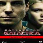 carátula frontal de divx de Battlestar Galactica - Temporada 03