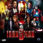 carátula frontal de divx de Iron Man 3 - V2