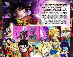 cartula trasera de divx de Dragon Ball Z - La Batalla De Los Dioses