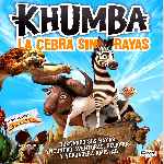 carátula frontal de divx de Khumba - La Cebra Sin Rayas