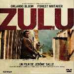 carátula frontal de divx de Zulu - 2013