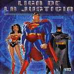 carátula frontal de divx de Liga De La Justicia - 2001