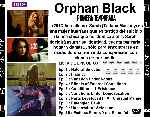 carátula trasera de divx de Orphan Black - Temporada 01
