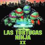 carátula frontal de divx de Tortugas Ninja 2