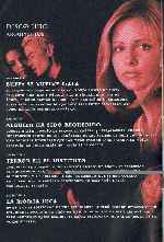 cartula trasera de divx de Buffy CazaVampiros - Temporada 2 - Vol 1