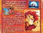 carátula trasera de divx de El Rey Leon - Clasicos Disney - Edicion Especial